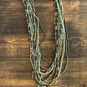 J.Jill multi strand beaded necklace. Called Tropical dreams. Gorgeous 12 layers.